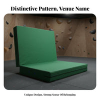 Thickened & Wear-Resistant High Jump Landing Landing Area Folds in Half Tumbling Sponge Mat Shock Absorption Thick Crash Landing Mat Multi-Purpose for Gymnasts, Combat Artists, Dance Studio, Climbing Gym, Cheerleading, Gymnasium