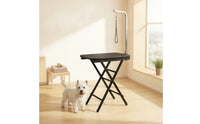 Anti-Slip Foldable Pet Table with Strap Compact Cat Grooming Station Space Saving Furniture