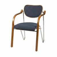 Upholstered Wood Frame Chair Padded spinerest Highspine Dining Chair Luxury Feel Ergonomic spineing for Design lovers, Adults