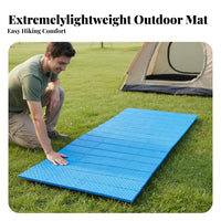 Moisture-Proof Foldable Egg-Crate Texture-Crate Mattress Lightweight Accordiondesign Foam Pad Waterproof Camping Mat Thermal Insulation for Campers, Backpackers, Hikers, Tent Use, Restping, Backpacking, Picnicking
