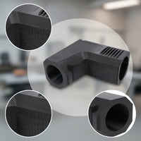 Table Saw Dust Adapter 90-Degree Dust Extraction Adapter L-Shaped Hose Connector for Woodworkers, Carpenters, Woodcraft Shop, Small Workshop