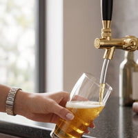 Beer Faucet Brass Beer Tap Threaded for Bartenders, Kegerator