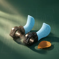 Ergonomic Auxiliary Handlebar Grips Lightweight Thumb Grips Textured Bar Ends Wear-Resistant for Long-Distance Cycling