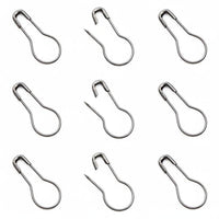 100 Pieces Gourd Safety Pins Assorted Colors Bulb Stitch Markers DIY Friendly