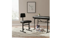 Adjustable Piano Stool with Backrest Easy Assembly Musical Instrument Accessory for Pianists