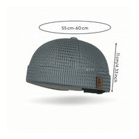 Brimless Hat with Adjustable Strap Lightweight Mesh Cap with Adjustable Strap Brimless Hat Summer Mesh Cap Comfortable