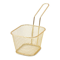 Rust Resistant French Fry Basket Long-Lasting Fry Basket with Handle Dishwasher Safe Easy to Clean for Restaurants