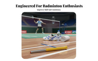 Non-Slip Grip Badminton Force Training Whip Portable Badminton Power Coach Racket-Like Weight for Beginners, Athletes, Home, Backyard, Gym