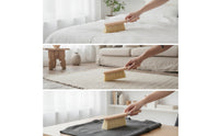 Bed Brush with Wooden Handle Dense Bristles Bed Brush Versatile Duster for Bedroom, Home