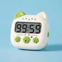 Countdown Clock Desk Timer with Stand Large Display Alarm Clock Silent Classroom Timer Magnetic Back for Student Study Cooking Office Suitable for Children Adults Home Work