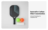 Racket Non-Slip Grip Carbon Fiber Racket Large Sweet Area for Intermediate Participants, Adults, Recreational Play, Outdoor, Practice