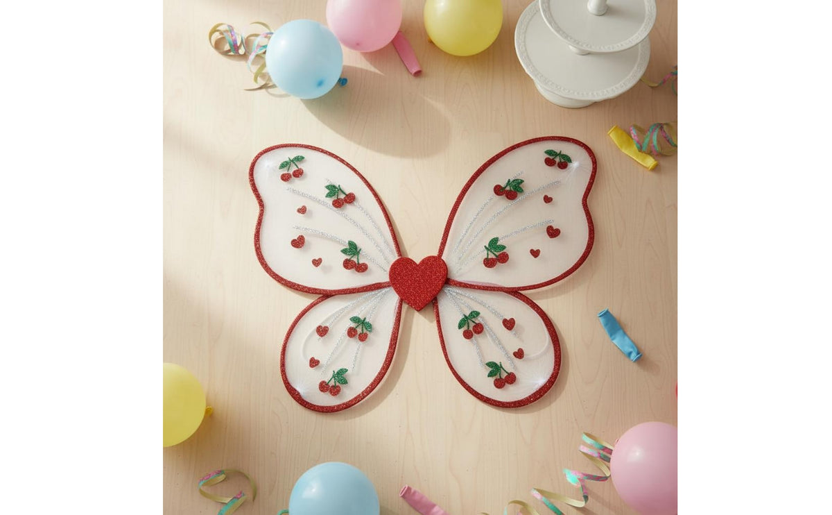 Cherry Butterfly Wings Costume Accessory for Children
