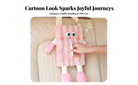 Space-Saving Hanging Monster Tissue Box Multi-Purpose Hanging Car Tissue Holder Crush-Proof for Children, Parents, Living Room, Bedroom