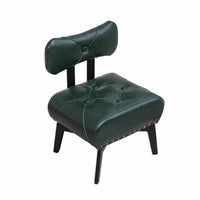Comfortable Backrest Bow-Back Changing Stool Stable Load-Bearing Footrest Tufted Cushion Household Furniture Easy to Clean for Adults, Homeowners, Entryway, Foyer, Living Room, Bedroom