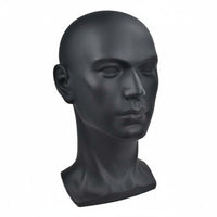 Long-Lasting PVC Material Male Mannequin Head Stable Base Hairpiece Display Stand for Studio