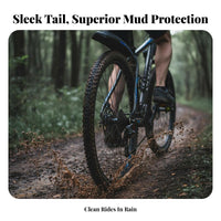 2 Pieces Front and Rear Bike Fenders Long-Lasting Front and Rear Mudguard Set Adjustable Cycle Spray Guard High Toughness