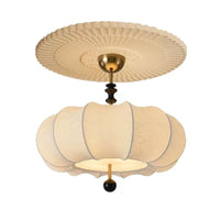 French PU Ceiling Rose Decorative Round Ceiling Lamp Base