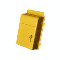 Locking Wall Mailbox Top Flap Cover Mail Storage Outdoor Use for Home