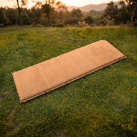Inflatable Mattress and Air Bed for Car Camping, Thickened Suede Air Mattress with PVC Base, Thick Camping Mat for Hiking Gear, Travel Mattress