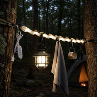 Multi-functional Tactical Camping Lanyard with Light for Backpacks & Tarps