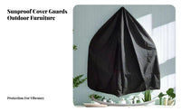 Weather Resistant Hanging Egg Chair Cover Weatherproof Hanging Chair Cover Sunproof for Garden Owners, Homeowners, Backyard, Balcony, Porch