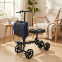 Knee with Storage Bag Comfortable Foldable Knee Stable Mobility Aid for Patients, Adults,