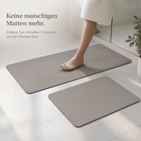 Diatomaceous Earth Soft Bath Mat Quick Dry Non-Slip Absorbent Floor Mat for Bathroom Kitchen