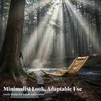 Adjustable Backrest Reclining Moon Chair with Leg Rest Foldable Design Folding Lounger with Footrest No Assembly Required Camping Recliner Lightweight for Beachand Goers, Spectators, Restping, Backyard, Picnic, Fishing