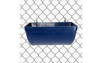 Hanging Feed Trough Versatile Hanging Feeder with Hooks Chicken Feeder Small Wall Mount Feed Container BPAsafe for Poultry