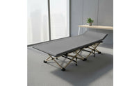 Foldable Folding Camping Cot Easy to Fold Portable Folding Cot Sturdy Frame Office Rest Lounger No Assembly Required for Campers, Hospital