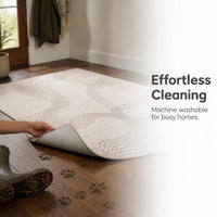 Bohemian Vintage Washable Non-Slip Area Rug for Living Room Bedroom Hallway