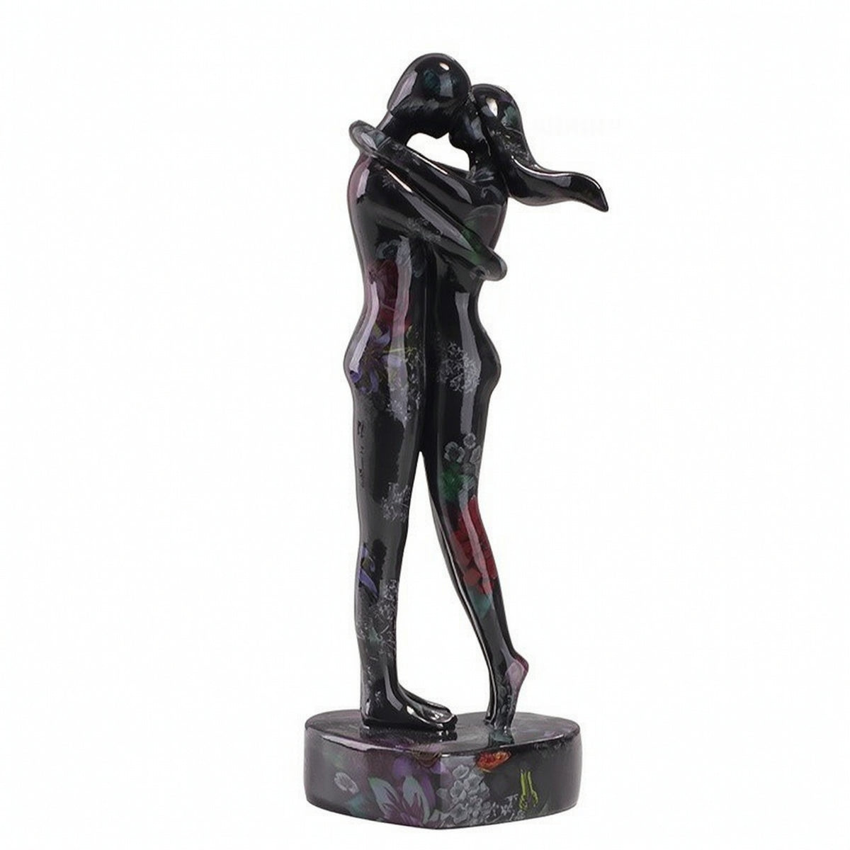 Couple Figurine Modern Couple Sculpture Glossy for Entryway, Bedroom, Couples