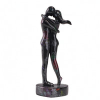 Couple Figurine Modern Couple Sculpture Glossy for Entryway, Bedroom, Couples