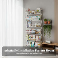 Space-Saving Design Multi-Tier Plant Stand Indoor & Outdoor Use Multi-Tier Shelving Single-Unit Sturdy Long-Lasting Flowerpot Holder Two-Way Installation for Gardeners, Apartment Dwellers, Homeowners, Balcony, Living Room, Small Areas, Hallway