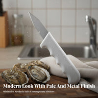 Mollusk Stainless Steel Blade Mollusk Unseal Er Seafood Shucking Ergonomic Non-Slip Handle Clam Shucking Tool Versatile