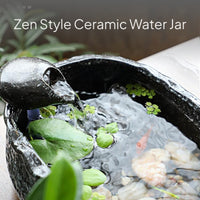 Ceramic Desktop Water Feature Mini Circulation Decor