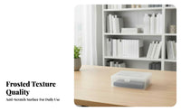 Rectangular Storage Box Thickened Plastic Durable Snap Lock for Desk