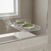 Acrylic Mirror Cabinet Organizer Space Saving Clear Acrylic Organizer Clear Design Lipstick Storage Rack for Women, Dressing Table, Drawer