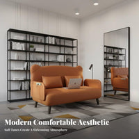 Unfolding Single Bed Chair Foldable transformable Armchair Bed Space-Saving Design Extendable for Guests, Small Spaces, Office