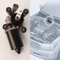 Windshield Wiper Motor Assembly 12V Windshield Wiper Motor Compatible for Hobbyists