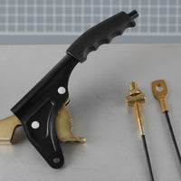 Heavy Duty Electric Tricycle Handbrake Assembly Sturdy Steel Alloy Electric Tricycle Handbrake Direct Replacement Part Vehicle Component Anti-Slip Grip for Agricultural Use