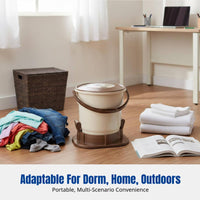 Manual Clothes Dehydrator, Portable Spin Dryer, Dorm, Student, Home, No Electricity, Compact Dehydration Bin, Outdoor