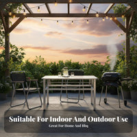 Foldable Design Collapsible Square Camp Table Space-Saving Portable Furniture Easy Storage sturdyDuty for outsidedoor lovers, Families, event Hosts, Dining, Barbecue, Patio, Camping