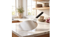 Pizza Transfer Peel Stainless Steel Round Pizza Peel Heavy Duty Cake Lifter for Home Chefs