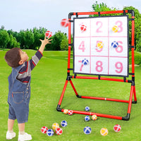 Water-Land Toss Target Game Set for Kids, Indoor/Outdoor Sticky Ball Toy