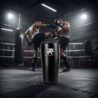 Wear-Resistant Muay Thai Calf Kick Target Microfiber Leather Combat Arts Gear Thick Padding Sports Equipment Secure Hook-and-Loop Straps for Fighters