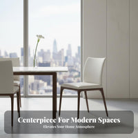 Upholstered Wooden Chair Modern Minimalist design Upholstered supportrest Chair Nordic look Indoor Seating for Families, Adults, Home, Kitchen, Study