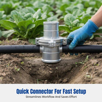 Agricultural Aluminum Hose Connector, Quick Coupling for Irrigation & Firefighting, Leakresistant, Durable