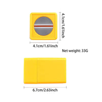 Compact Blade Disposal Box Safe Blade Disposal Container Convenient Lightweight for Crafters, Hobbyists, Workshops