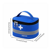 First Aid Bag Lightweight First Aid Kit Bag Organizer Zippered Multi-Purpose for Travelers, Home, Camping